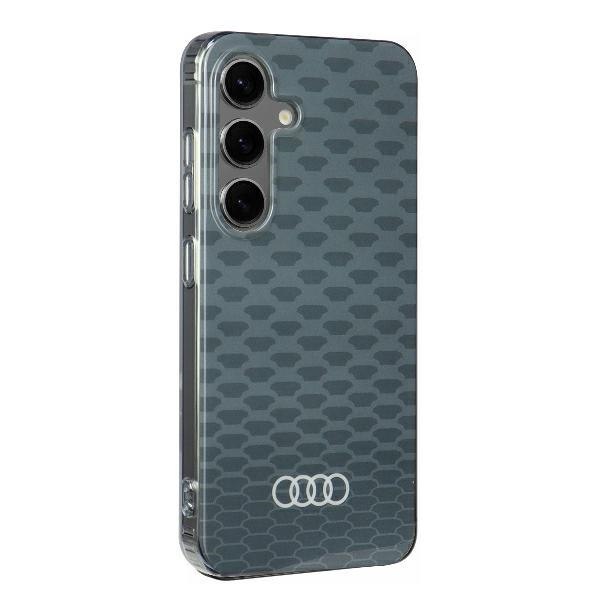 Audi IML Pattern MagSafe Case S24 S921 szary/gey hardcase
